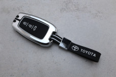 Чохол Toyota метал + силікон чорний
