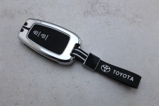 Чохол Toyota метал + силікон чорний