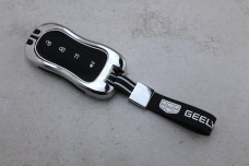 Чохол Geely метал + силікон чорний