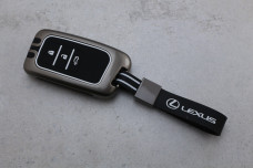 Чохол Lexus графіт метал + силікон чорний