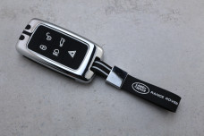 Чохол Land Rover метал + силікон чорний