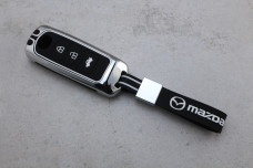 Чохол Mazda метал + силікон чорний