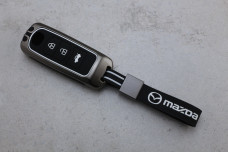 Чохол Mazda графіт метал + силікон