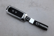Чохол Mazda метал + силікон чорний