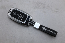 Чохол KIA метал + силікон чорний