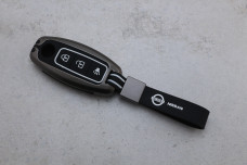 Чохол Nissan графіт метал + силікон чорний