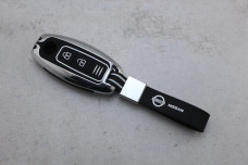 Чохол Nissan метал + силікон чорний