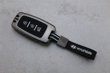 Чохол Hyundai графіт метал + силікон чорний