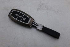 Чохол Hyundai графіт метал + силікон чорний