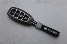 Чохол Hyundai графіт метал + силікон чорний