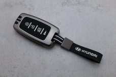 Чохол Hyundai графіт метал + силікон чорний