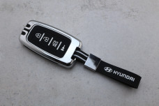 Чохол Hyundai метал + чорний силікон