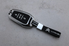 Чохол Citroen метал + силікон чорний