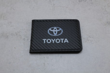 Картхолдер Toyota карбон