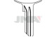 Заготовка ключа JMA DOM 21D/(DM 119-Silka)