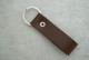 Брелок Skoda з кільцем шкіра коричневий