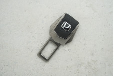 Заглушка ременя безпеки Honda графіт метал + шкіра