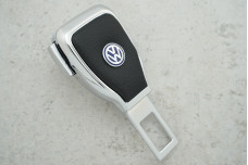 Заглушка ременя безпеки VOLKSWAGEN метал + шкіра