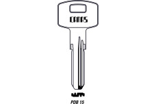 Заготовка ключа Canas PDB 15 довгий(MAUER)
