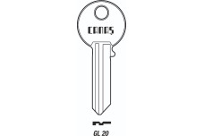 Заготовка ключа Canas GL 20 (GLOBE)  / GL 4 Guler