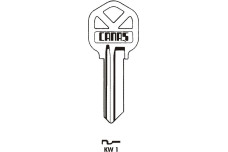 Заготовка ключа Canas KW 1 (KWIKSET)