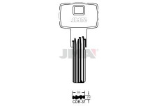 Заготовка ключа JMA COR37  / CB 87 (S) / CORBIN 324