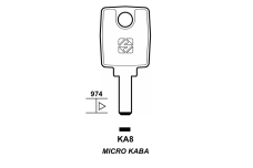 Заготовка ключа JMA KA5 (KA8 Silca) KABA