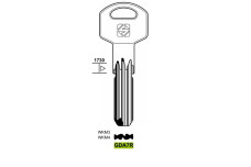 Заготовка ключа Gerda WKM3 M4-ORIGINAL / Silca GDA7R