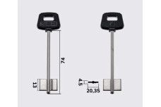 Заготовка ключа Silca CSM(P) / CI8G(J)