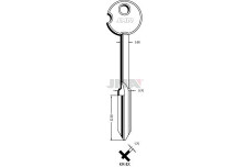 Заготовка ключа KR 3/ KR8X/ XKV7
