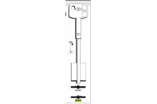 Заготовка ключа Silca 5CS3T / CI7TG (J)