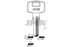 Заготовка ключа JMA TET 10D/TE4R(S)