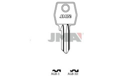 Заготовка ключа JMA AGB 3 (AGA)