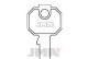 Заготовка ключа JMA PR 9D (PREFER)