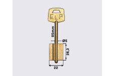 Заготовка ключа Ельп 2 / elp 2