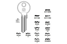 Заготовка ключа EV111RX SILCA (EVVA)