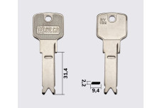 Заготовка ключа SILCA EVVA EV122 