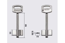 Заготовка ключа SILCA 5SAB2 (S) /  SIB2G (J)