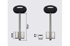 Заготовка ключа SILCA 5MT 21BP