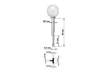 Заготовка ключа GRAVER KR 41