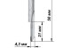 Заготовка ключа GRAVER KR 41