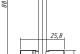 Заготовка ключа МЕТТЕМ №8 ПЛ/ 5MEM5 (S)/MEM 1G(J)