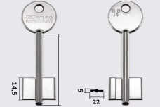 Заготовка ключа Silca 5ID13 / IDM 5G(J)