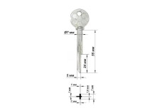 Заготовка ключа GRAVER KR4
