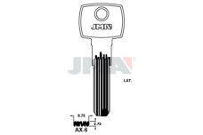 Заготовка ключа JMA ABUS-AXA AX6