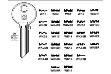 Заготовка ключа SILCA WILKA WK10
