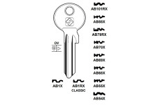 Заготовка ключа SILCA AB101RX ABUS