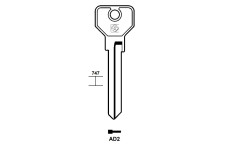 Заготовка ключа SILCA AD2 ABUS