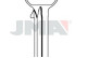 Заготовка ключа JMA BK 8D BKS