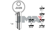 Заготовка ключа JMA EV 3D EVVA-GUARD